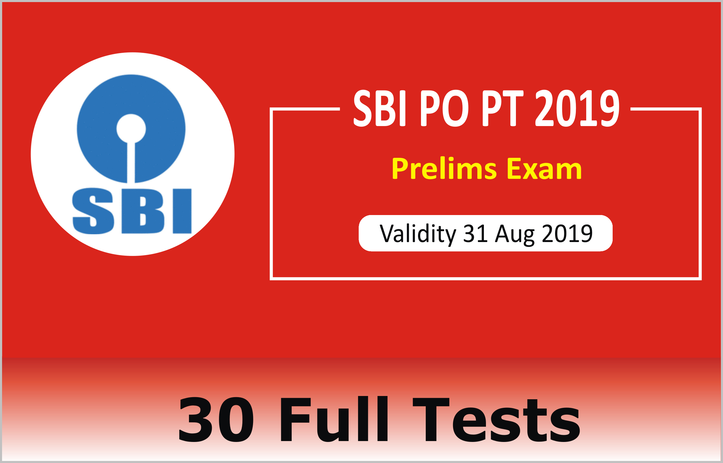 SBI PO PT 2019